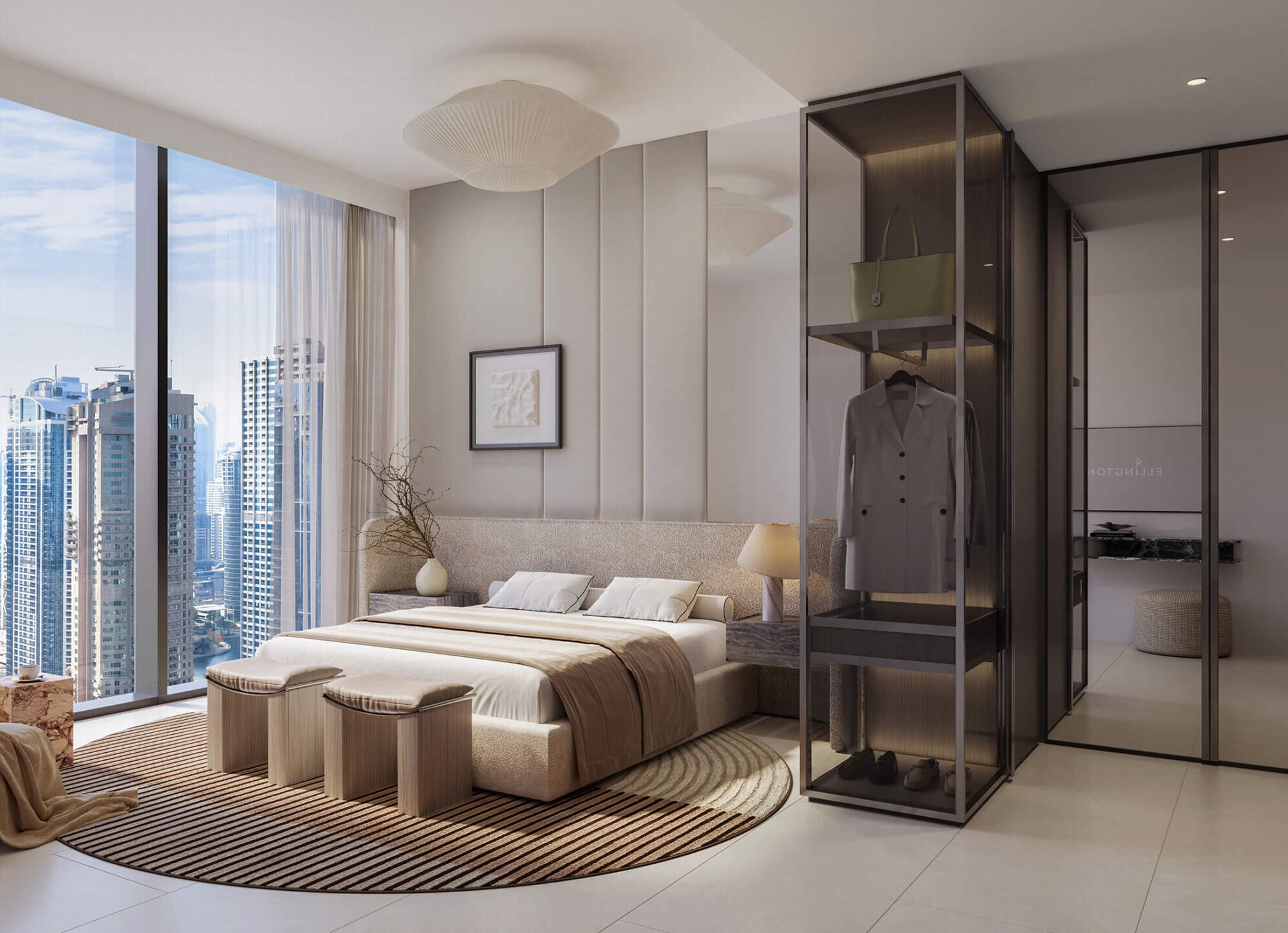 SK0DUBAI Heights - bedroom